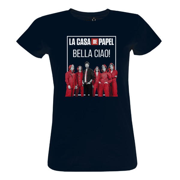 Tričko s potiskem La casa de papel- Bella Ciao