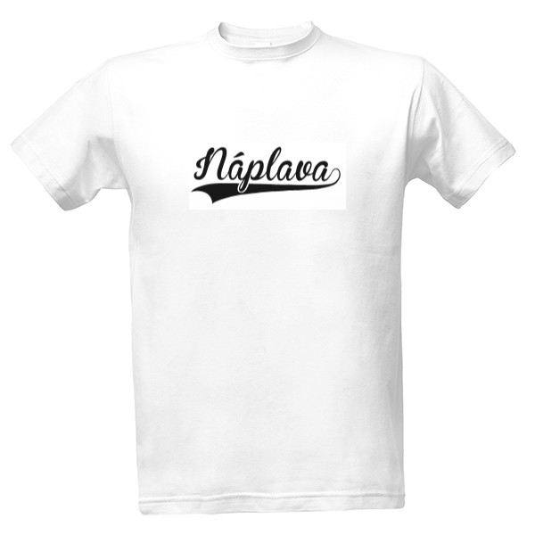 Tričko s potiskem Triko bíle Náplava
